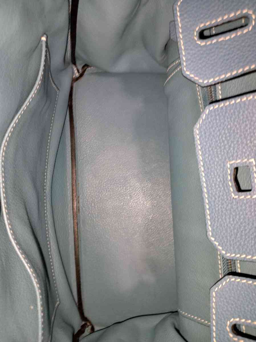 Hermes 30 blue jean birkin