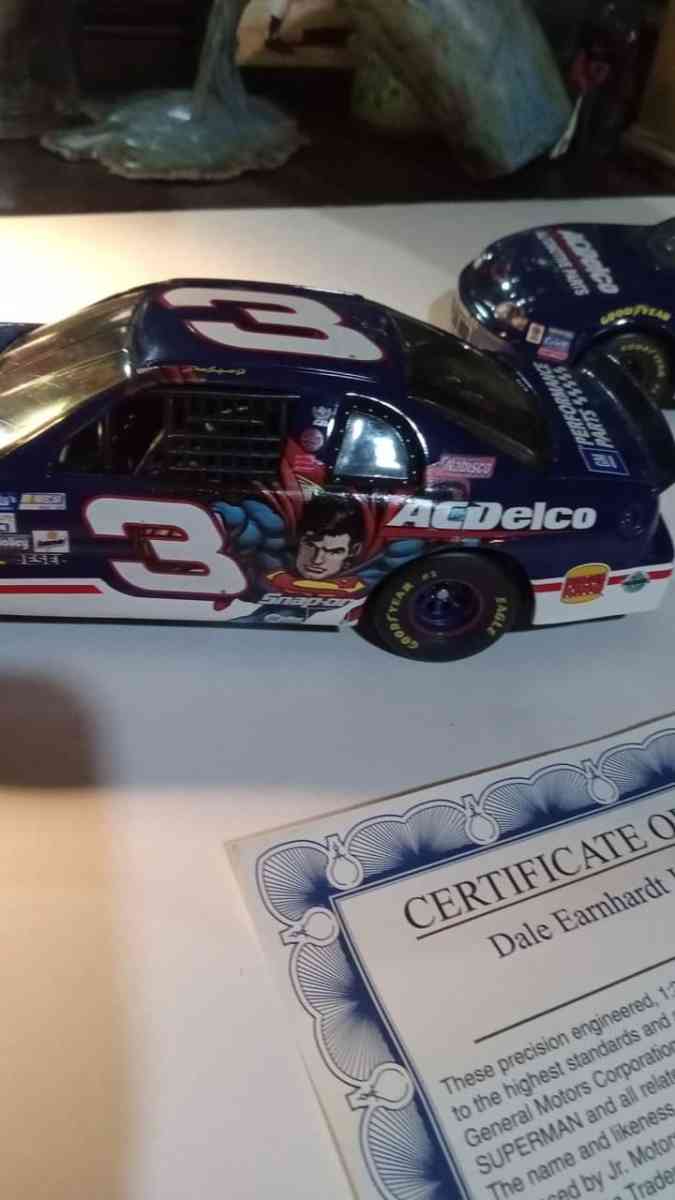 Dale Earnhardt Jr Brookfield superman and ac Delco cars