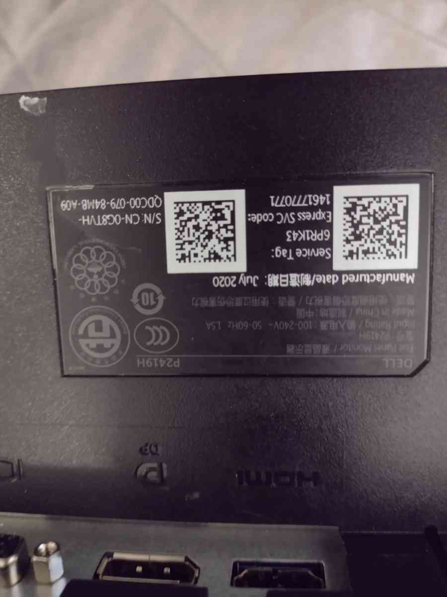 24 DELL PC gaming monitor