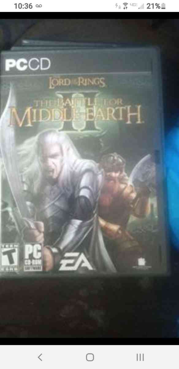 The battle for middle earth