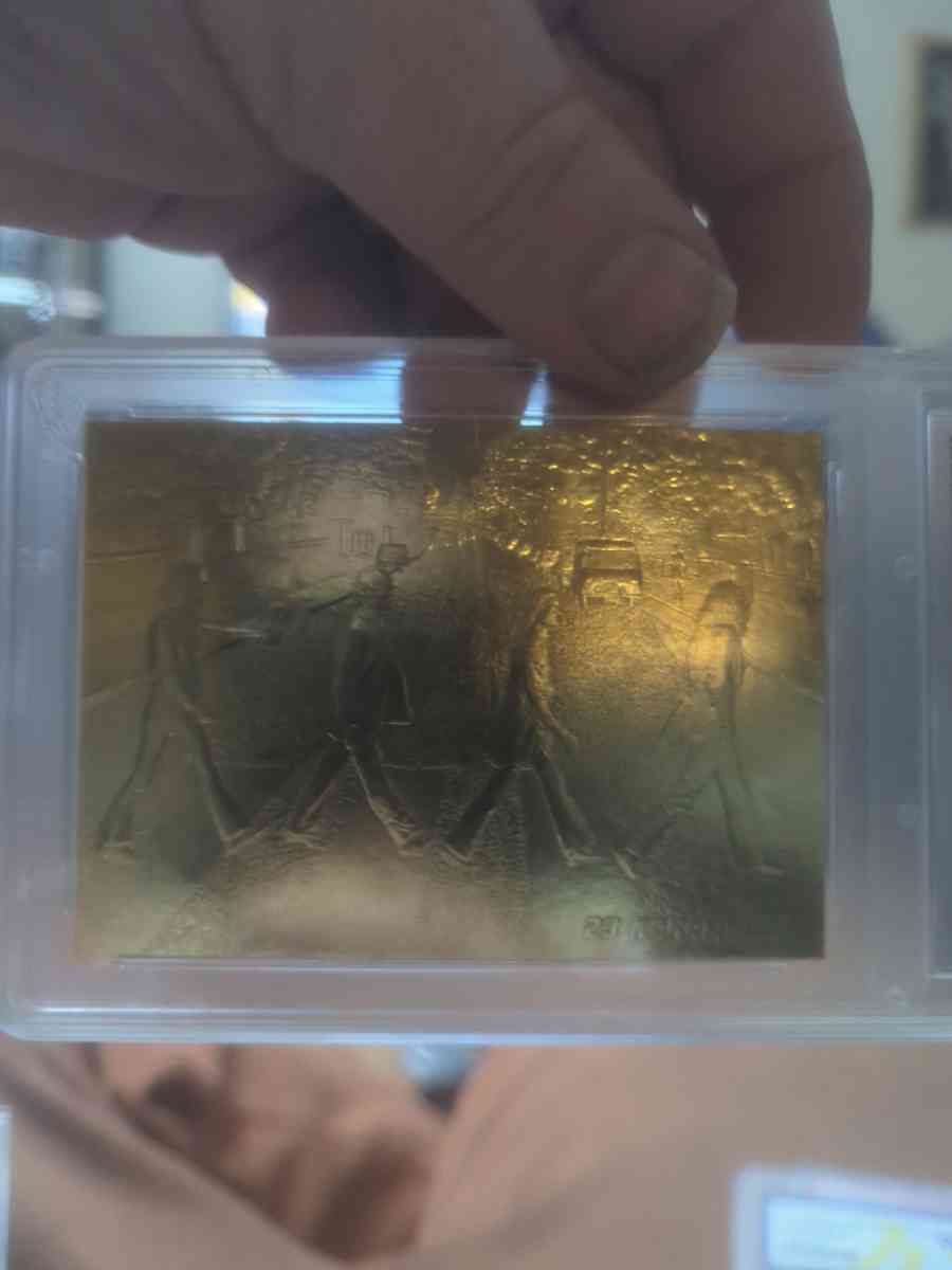 Beatles gold card make offer