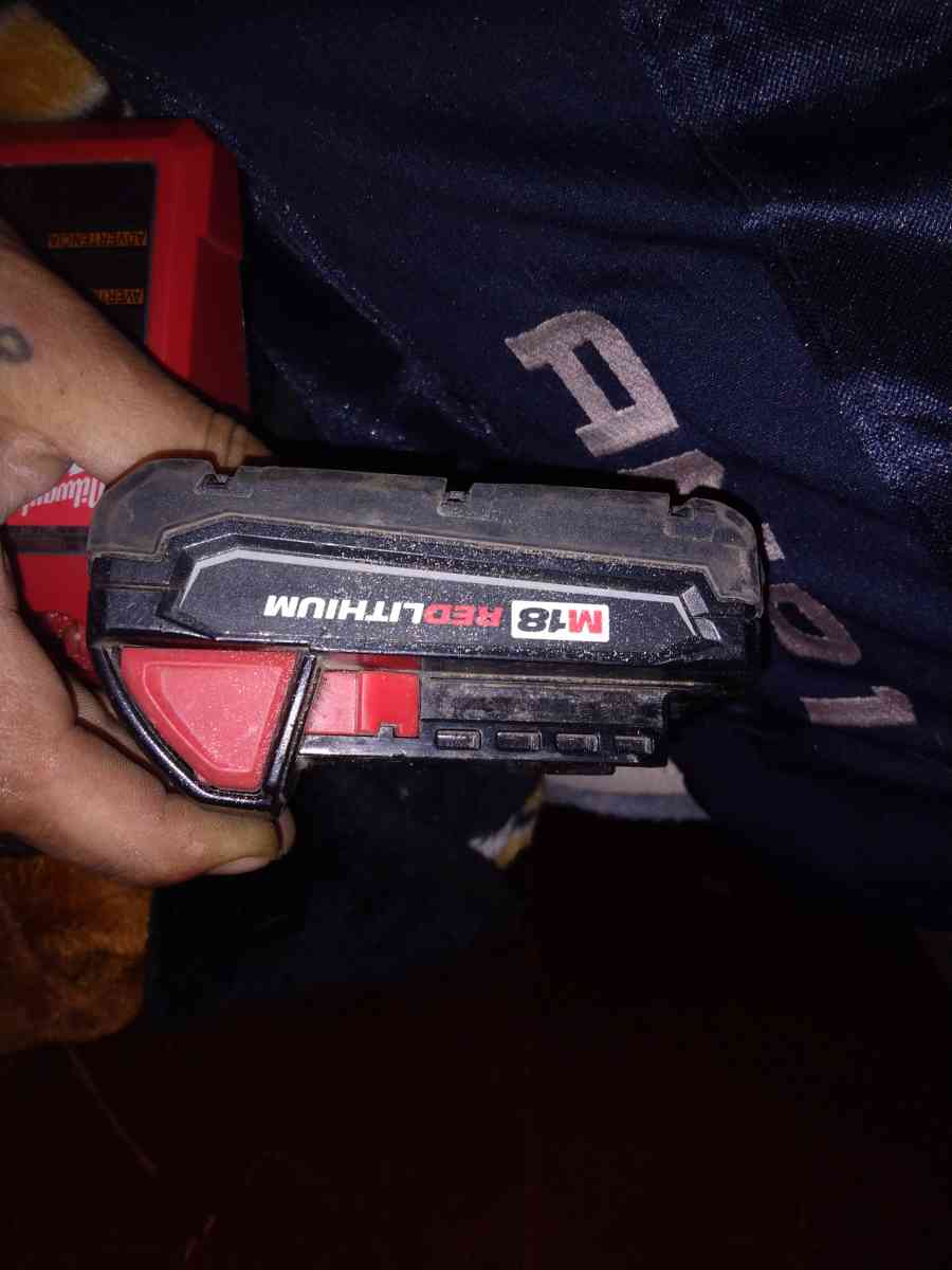Milwaukee battery and charger