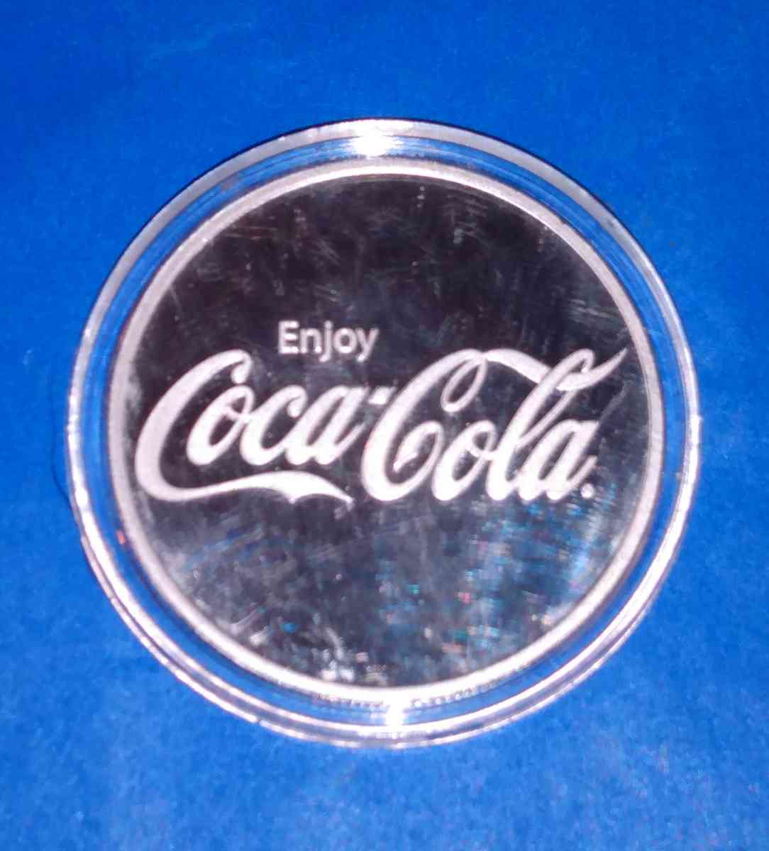 coca  cola  silver round oz