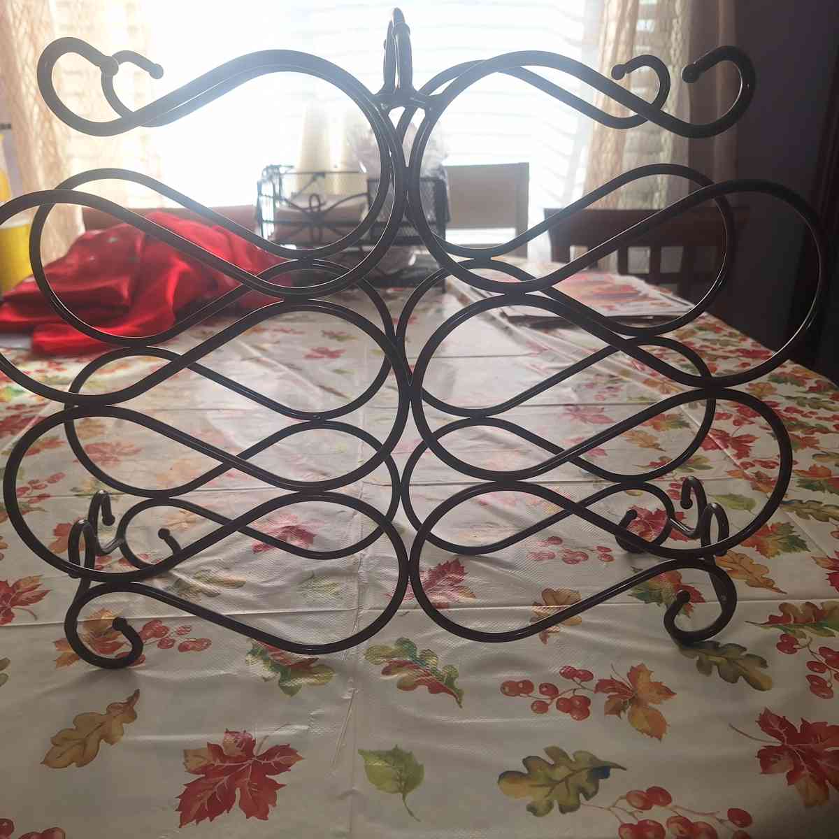 a wine battle rack