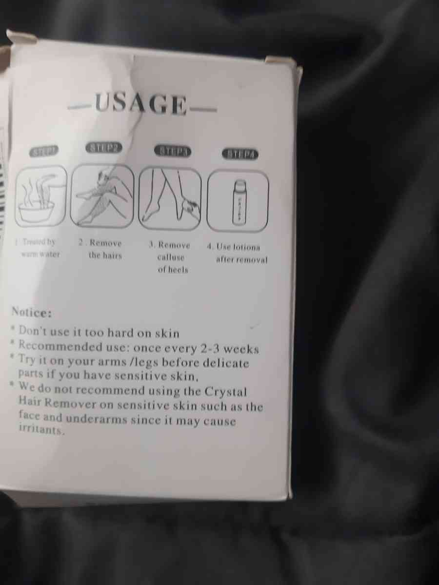 crystal hair removal