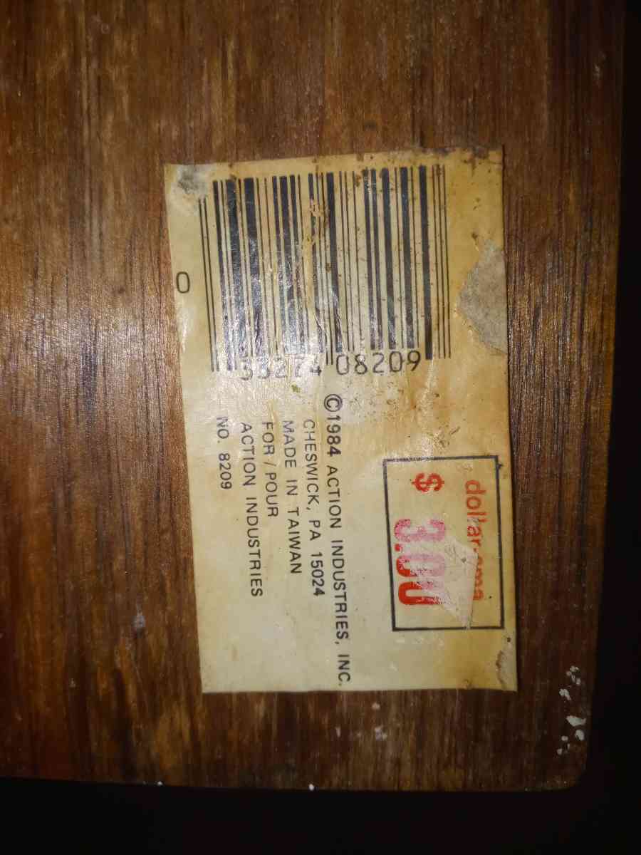 vintage 1984 Holstein cow tile wood wall art