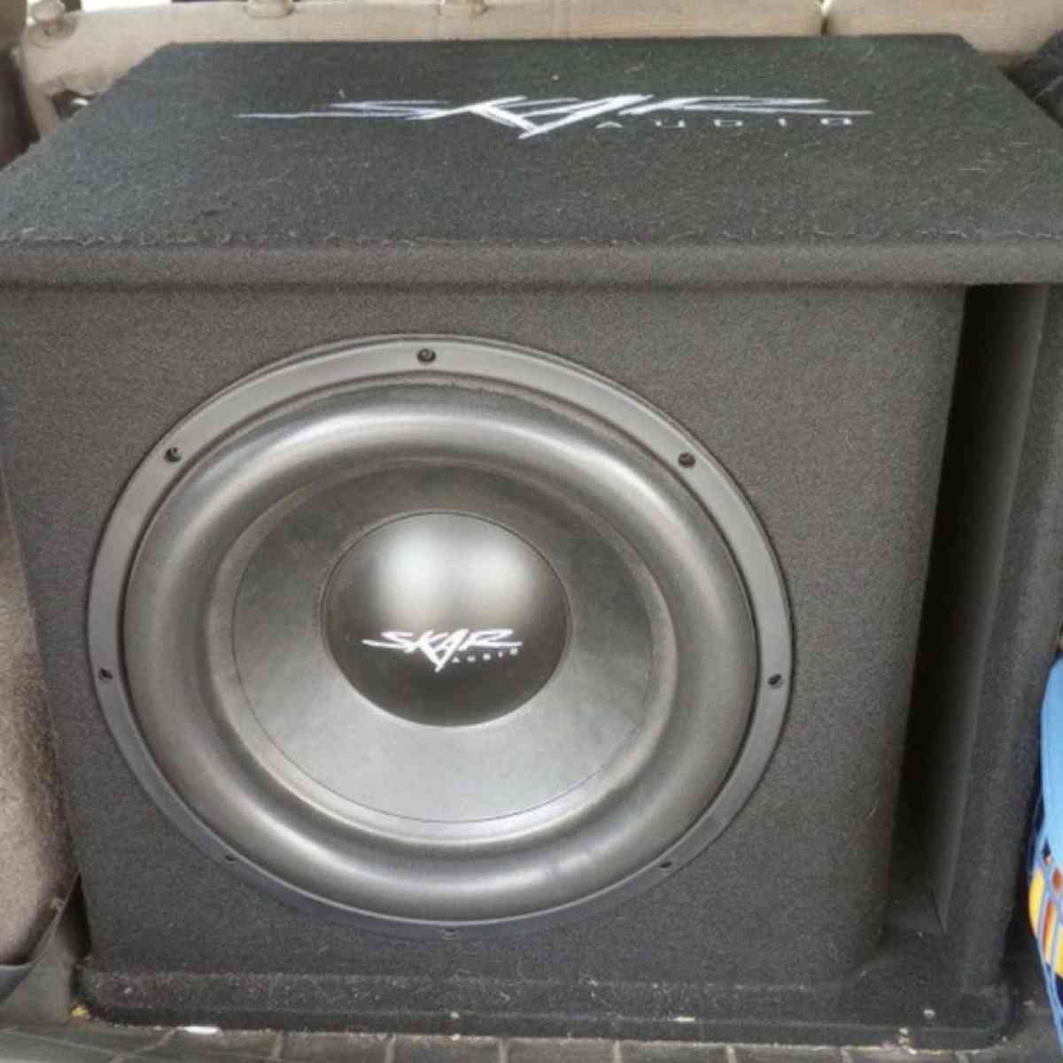 12in skar sub skar amp radio