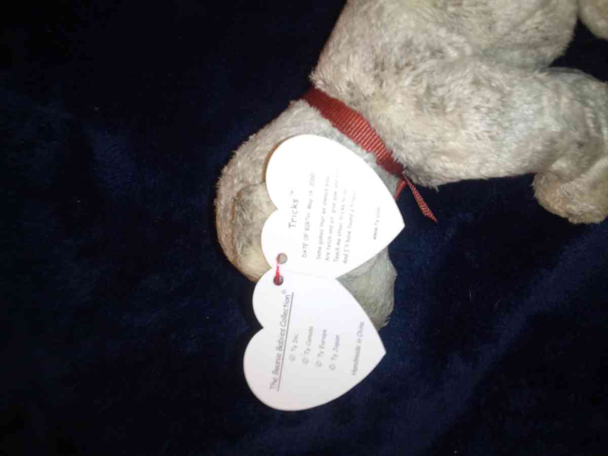 2000 Ty beanie babies Tricks mint selling collection off