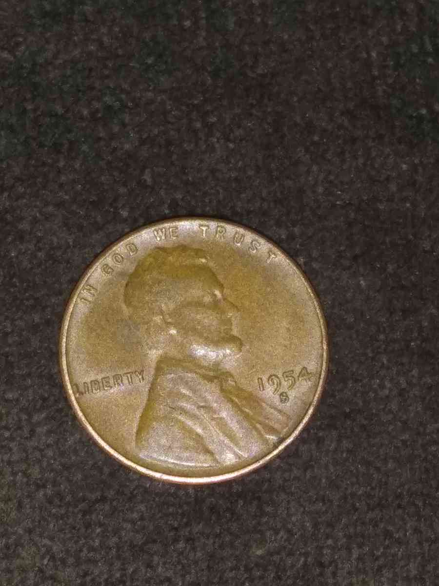 Selling a 1954 one cent penny great value great