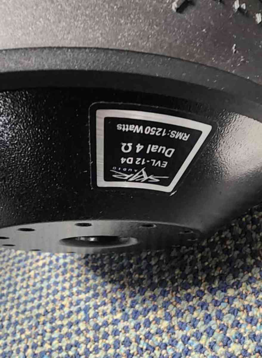 12in skar sub skar amp radio