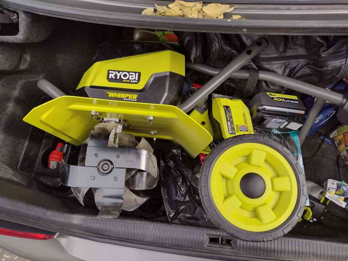 Ryobi electric tiller