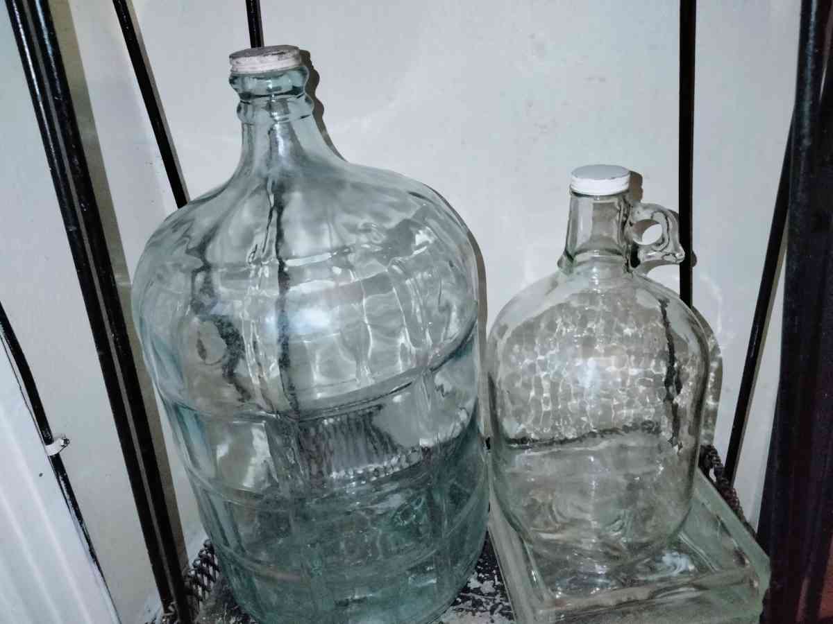 glass gallon jug