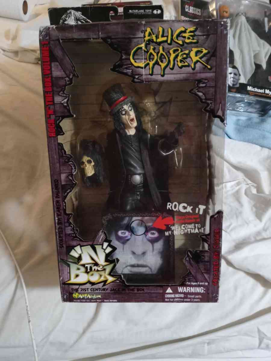 vintage Alice Cooper figure