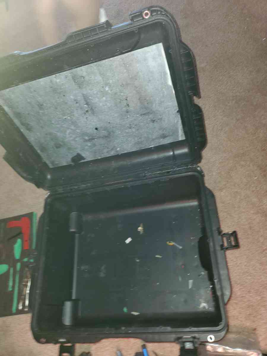 Nanuk hard case with electrician tools