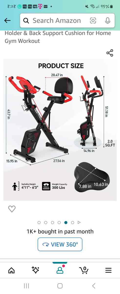 Foldable Stationary Bike