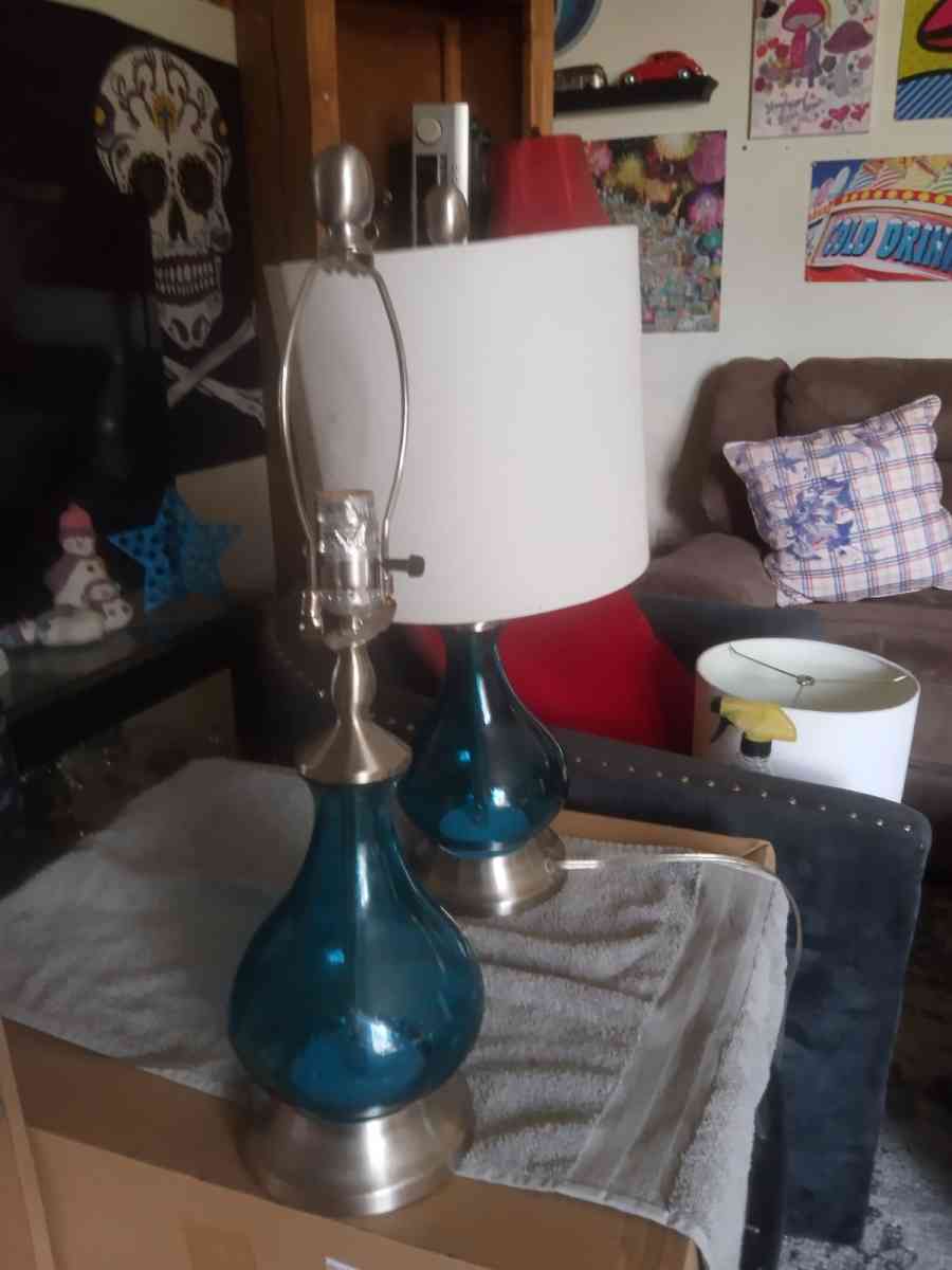 blue lamp