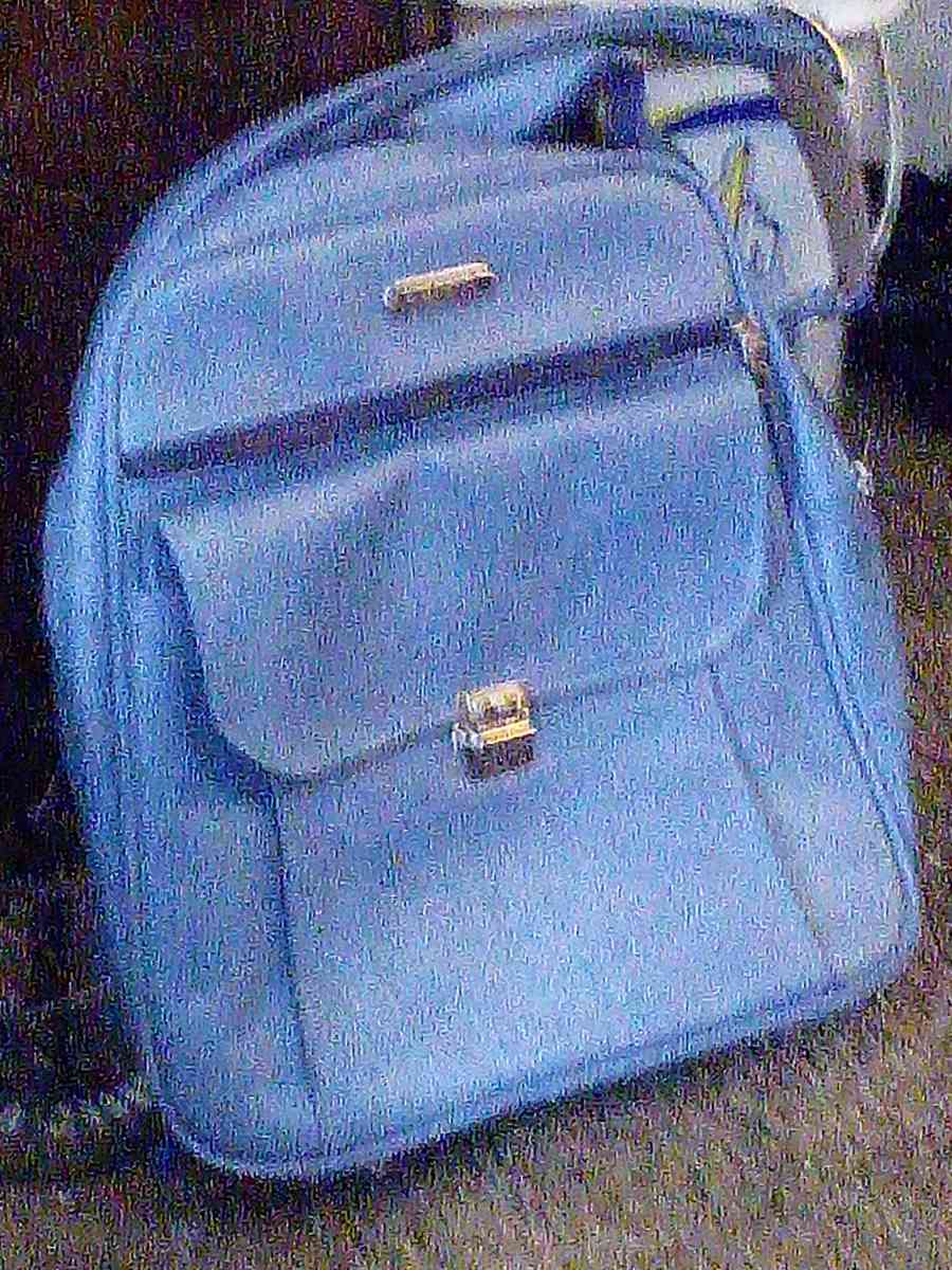 Blue backpack