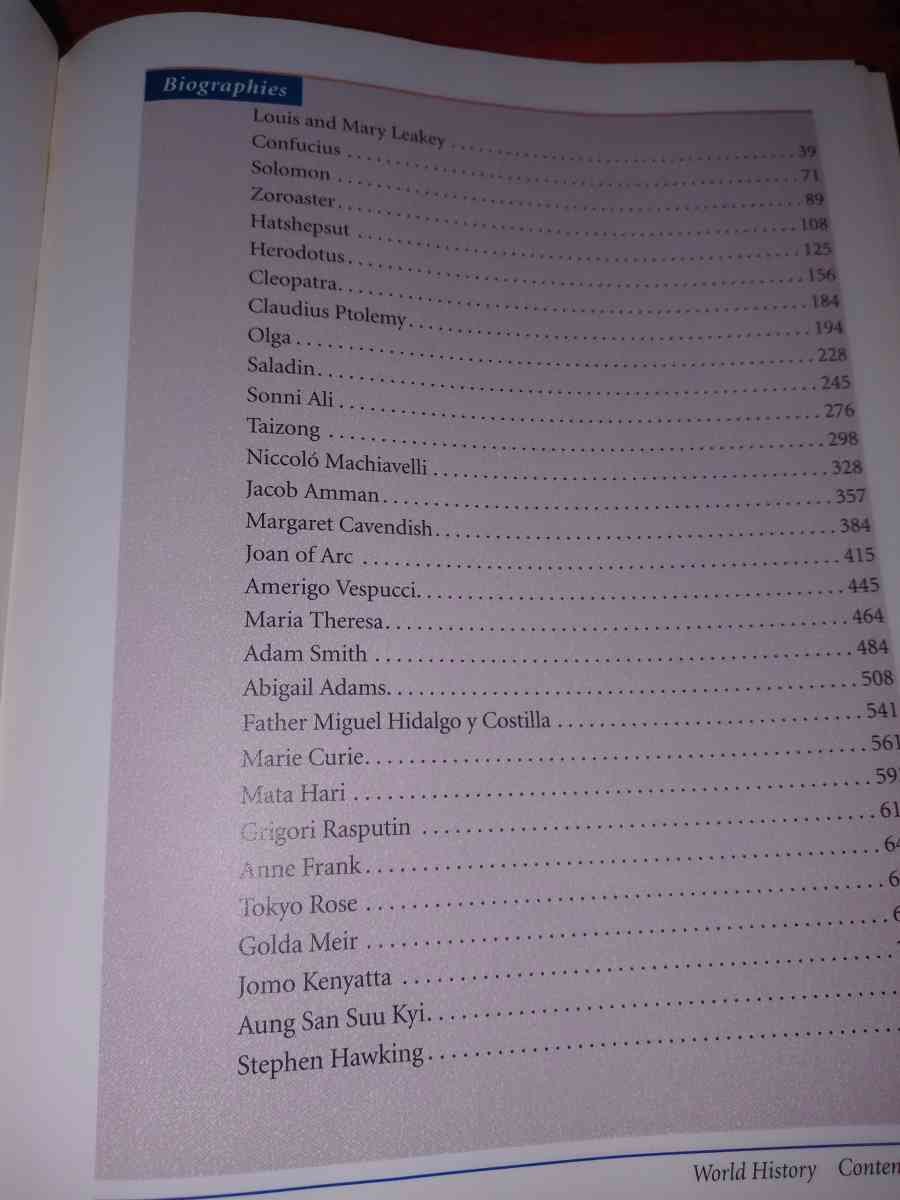 world history textbook