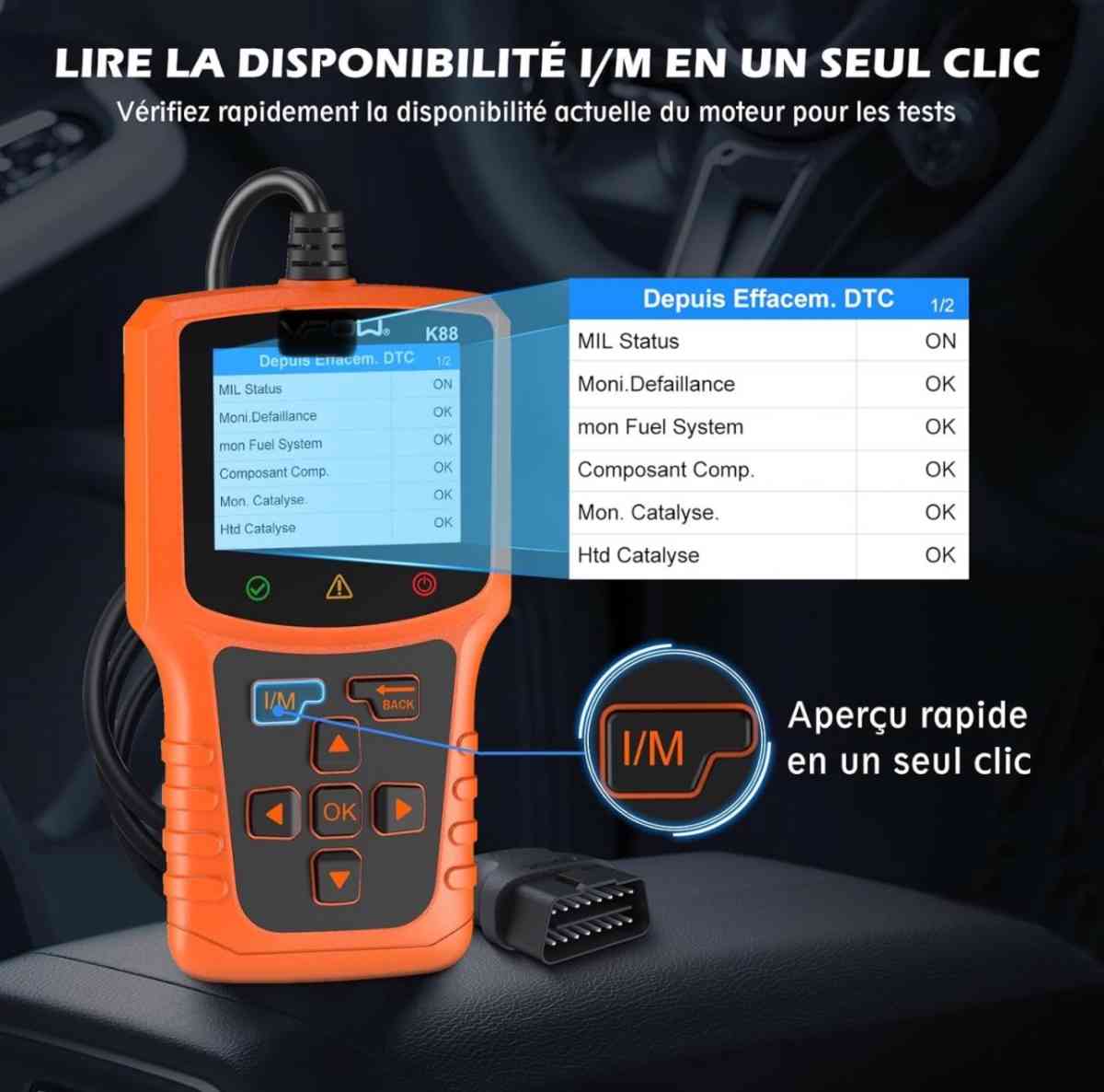 OBD2 Scanner Code Reader Tool OBD Car Diagnostic Scan Tool