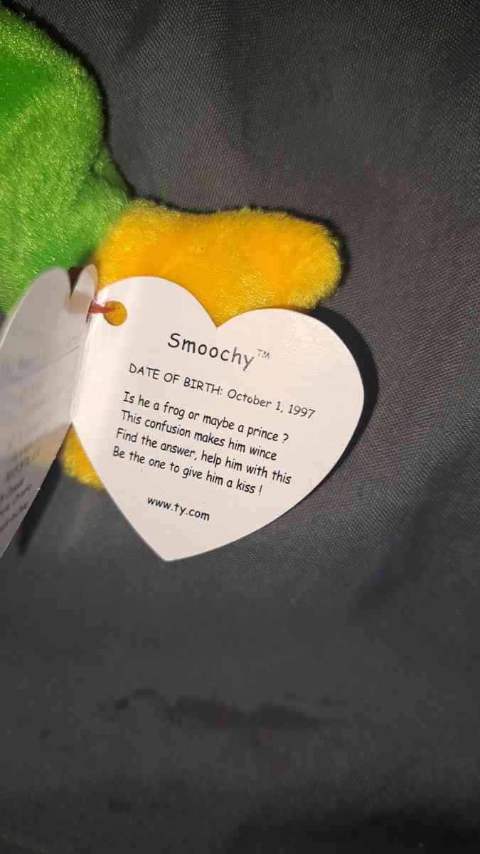 Beanie Babies Smoochy The Frog