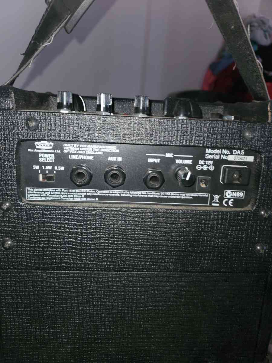 Vox portable vintage amp