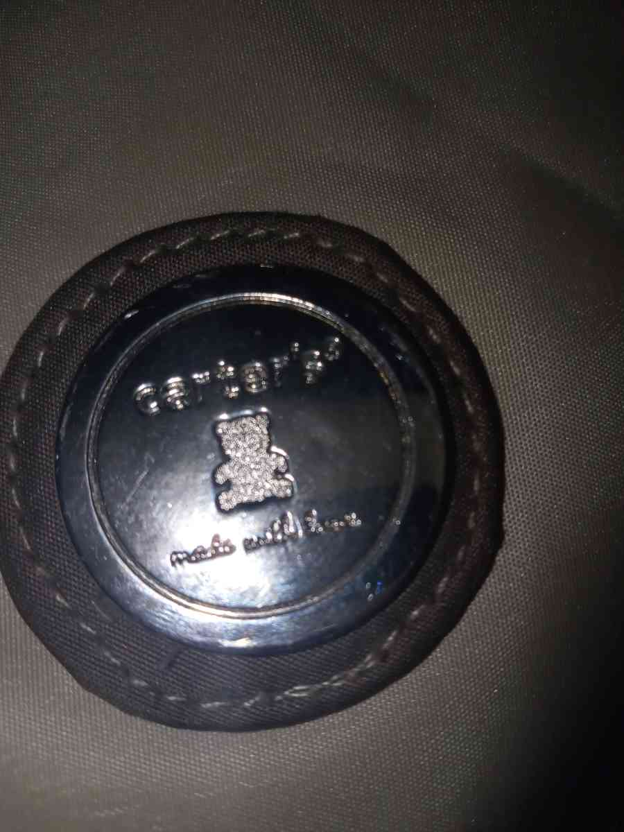 suede Carters baby diaper bag embroidered clean bag no stain