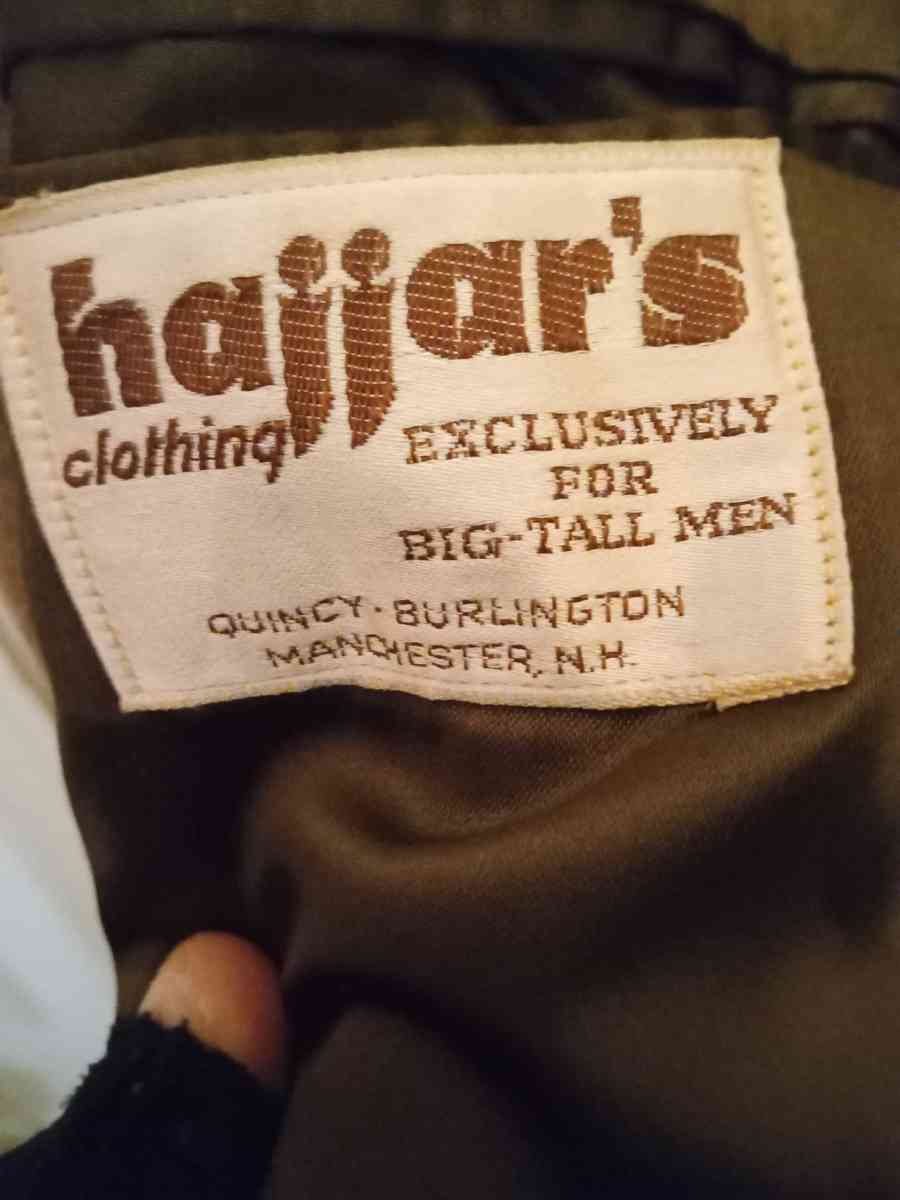 mans big an tall sportsjaket