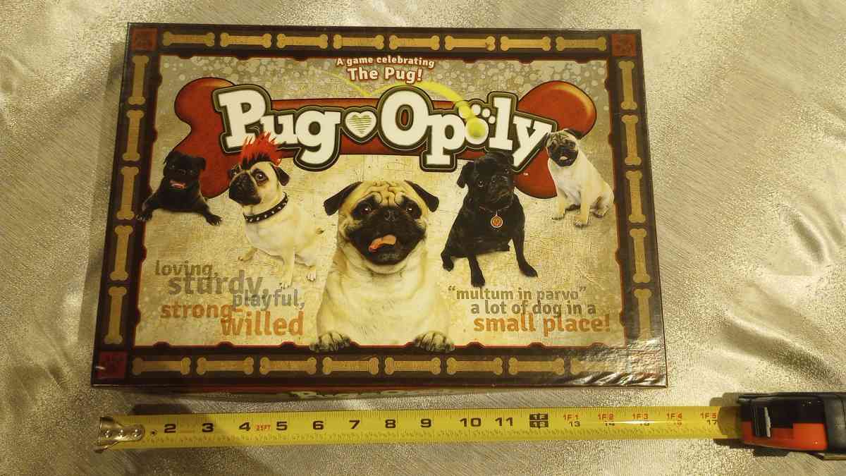 Pugopoly the Monopoly pug dog board game