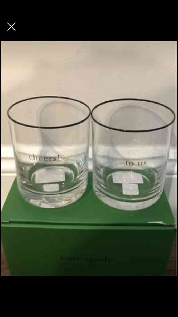 Kate spade whiskey glasses