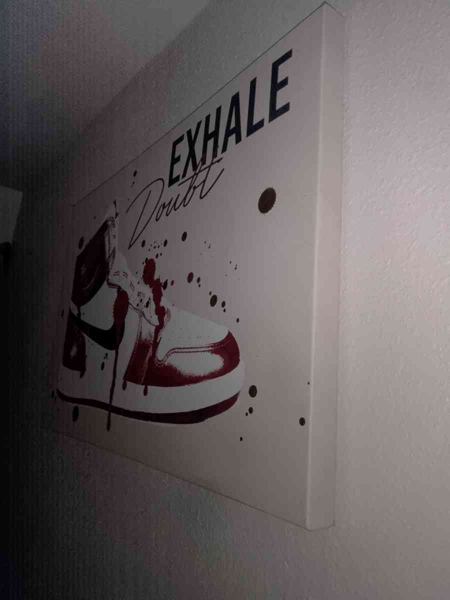 AIR JORDANS 1 BEDROOM POSTER