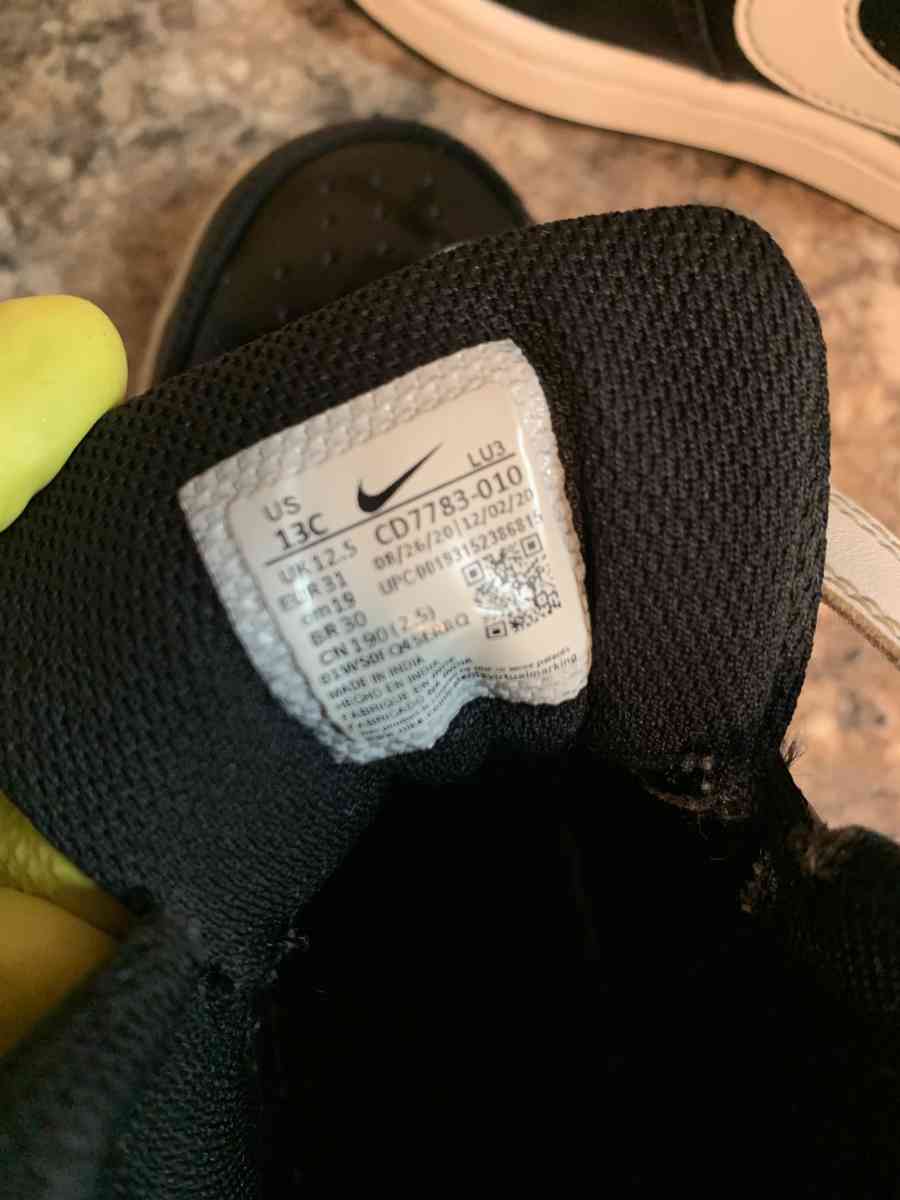 Nike Kids Court Borough 2 High Top Sneaker 13C