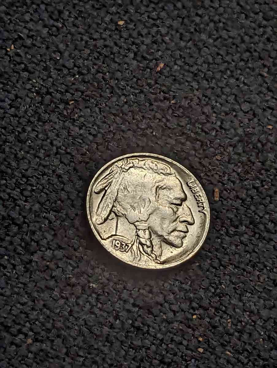 1937 D three legged buffalo nicke