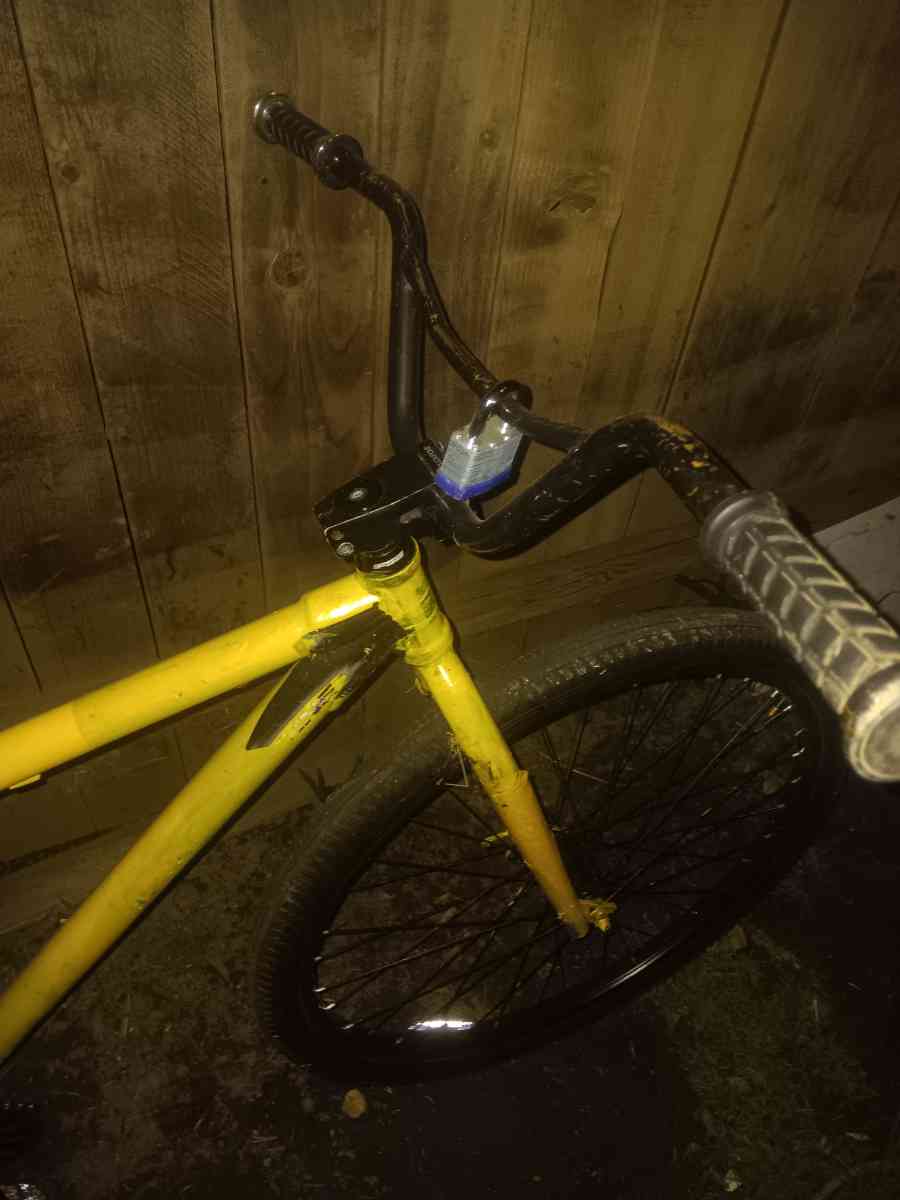 yellow BMX Bike sizes tires 29 in