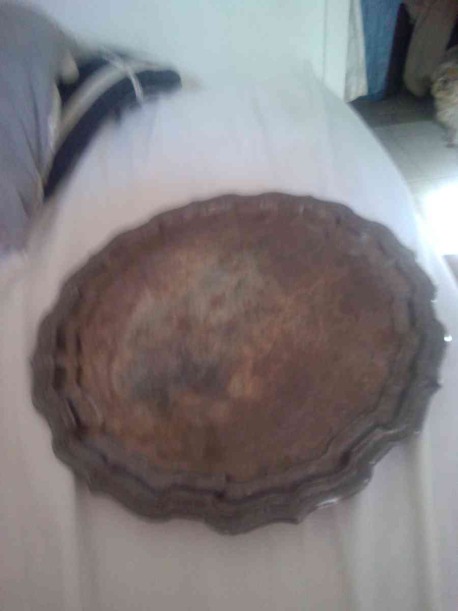 silver plated platter