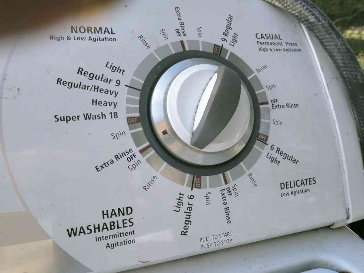 washer and dryer