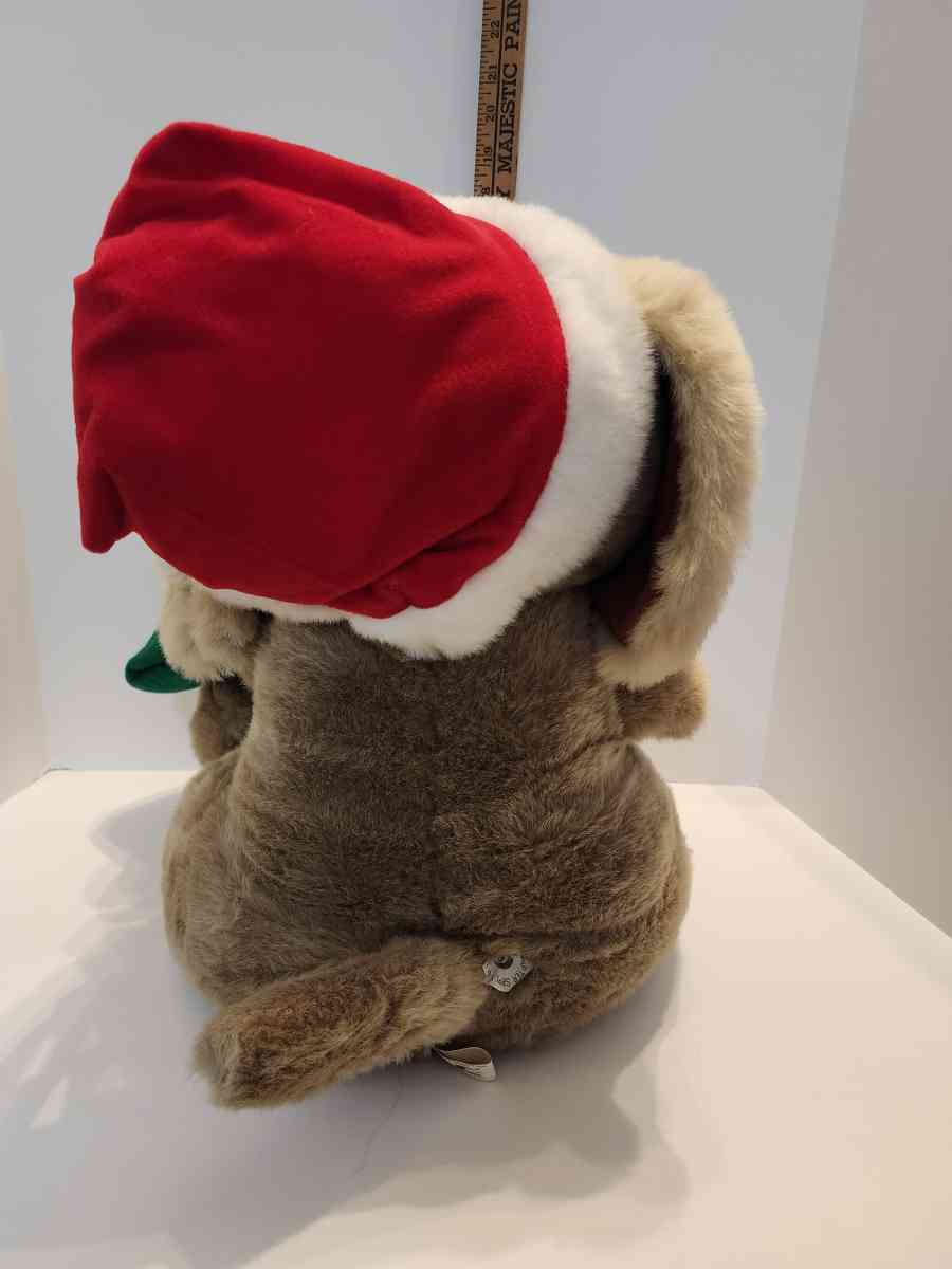 Vintage Animated Plush Dog By Santas Best