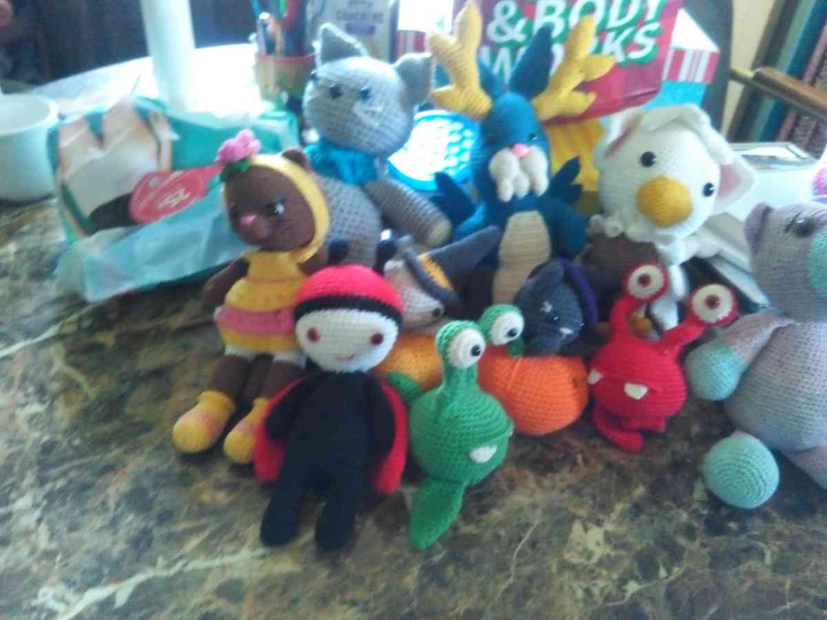 custom knitted dolls