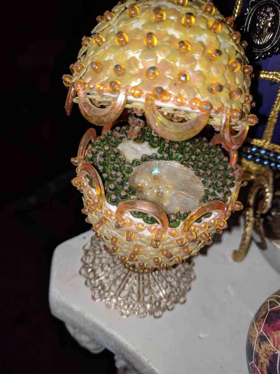 antique custom eggs vintage style