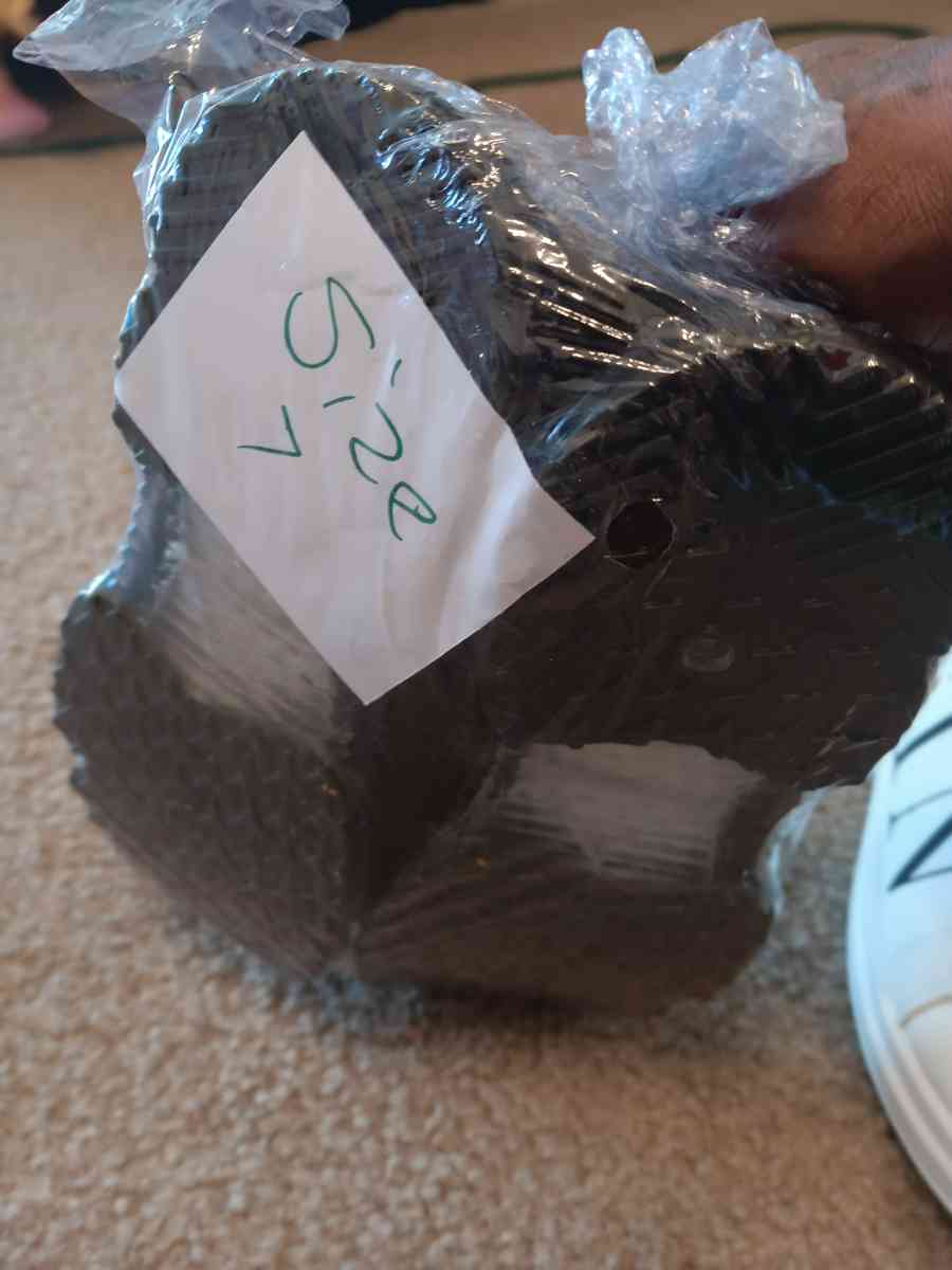 a custom printed pair of womens shoes  size 7