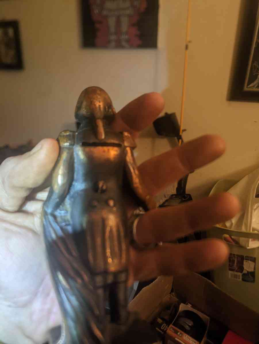 Antique George Washington 2 pc brass Bank