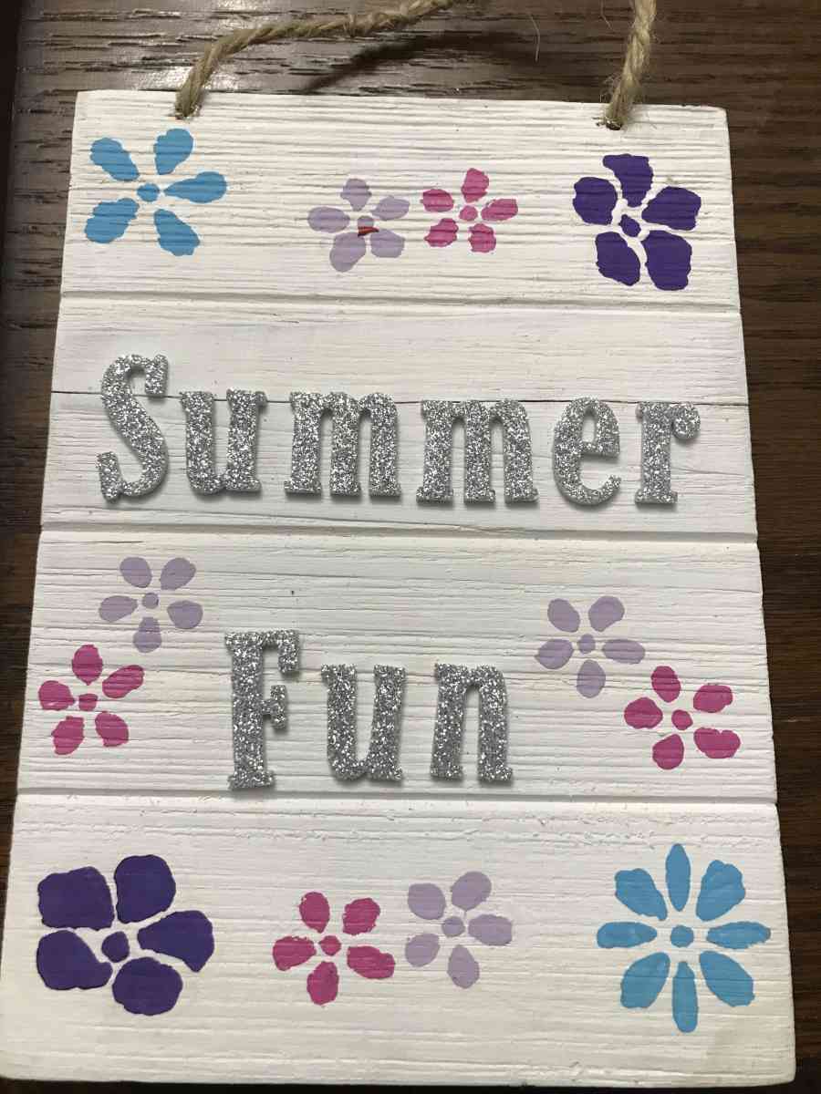 sign summer fun