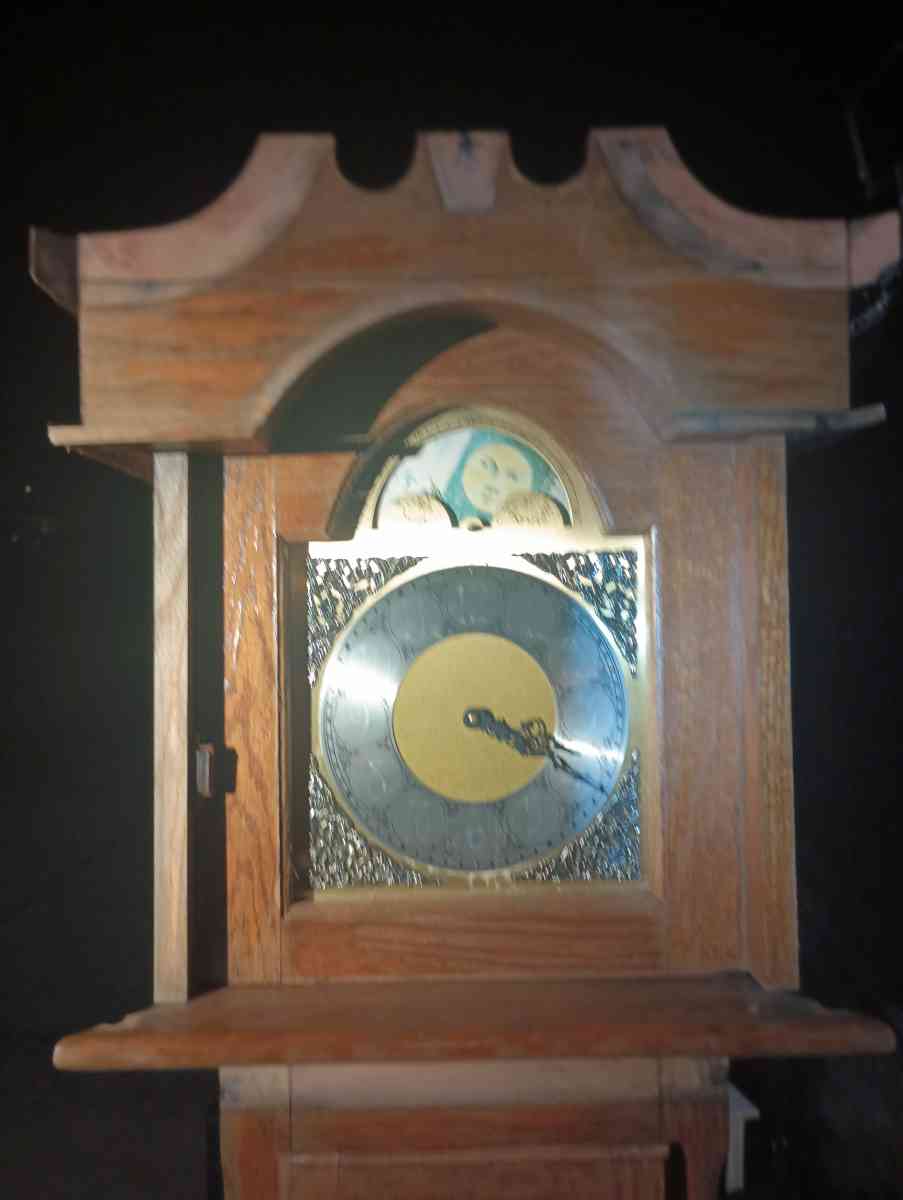 Five and a half foot tall Grandfather clock