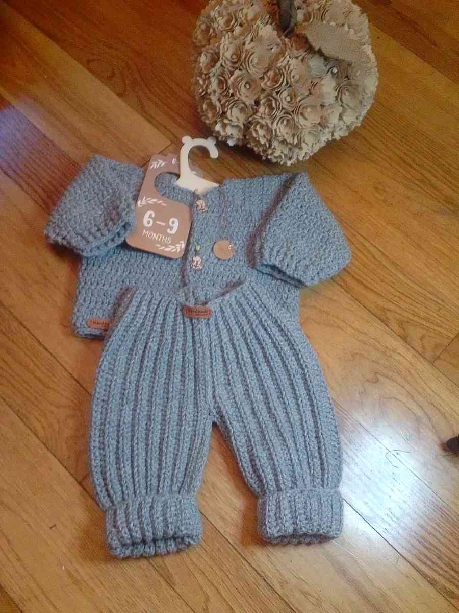 6 9 months baby sweater trouser set