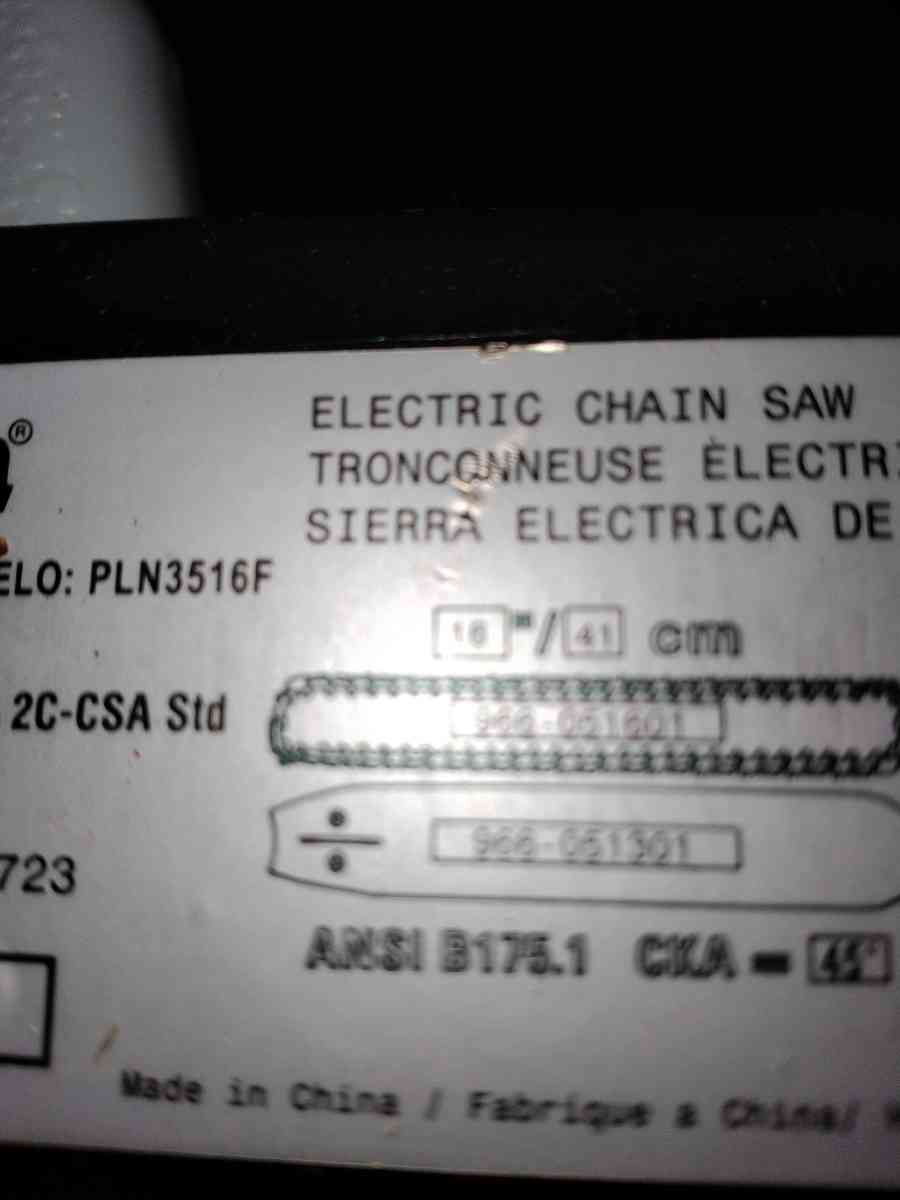 Poulor 35 HP electric chainsaw