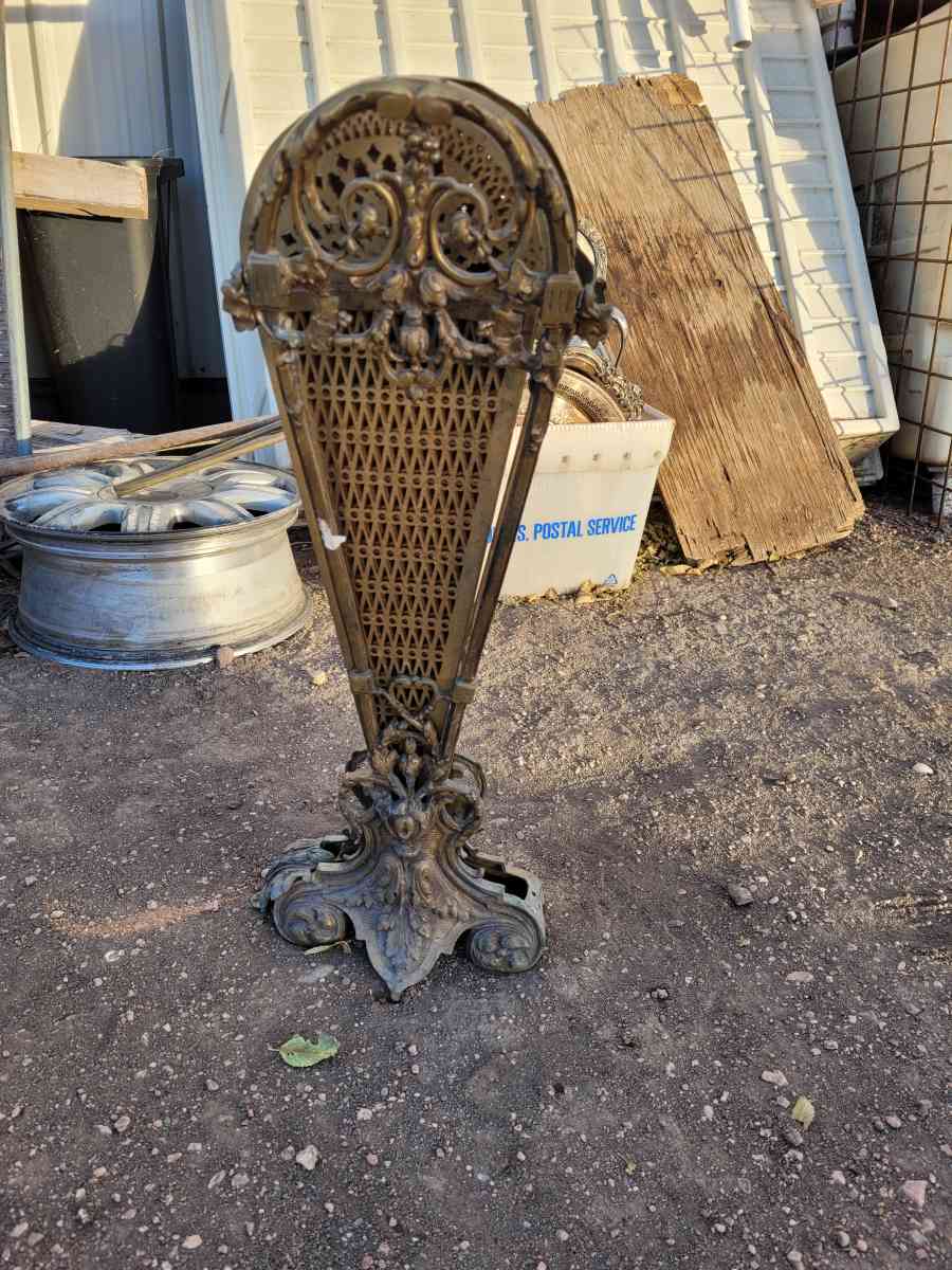 antique fireplace screen