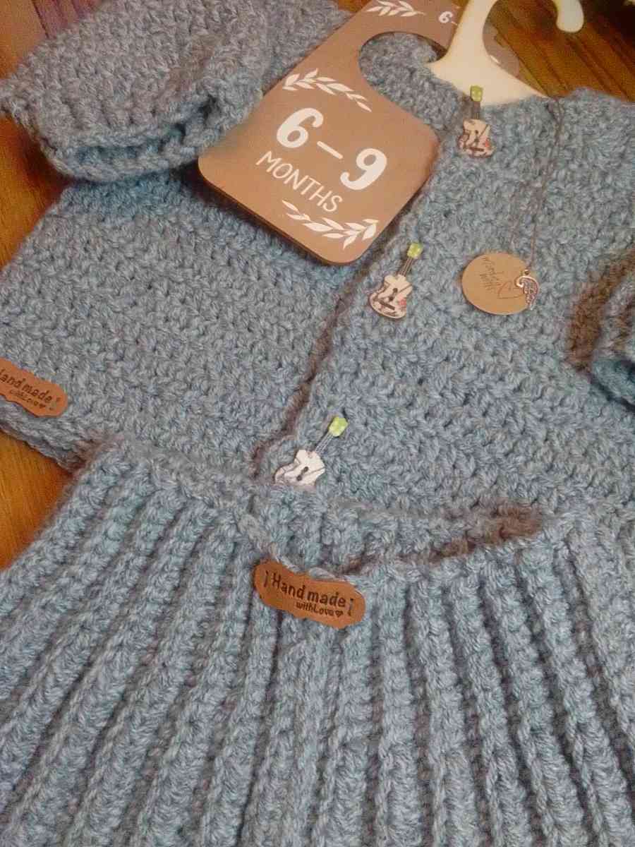 6 9 months baby sweater trouser set
