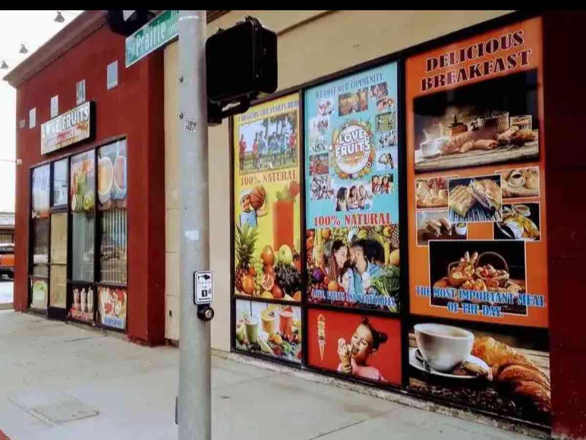 Store front stickers