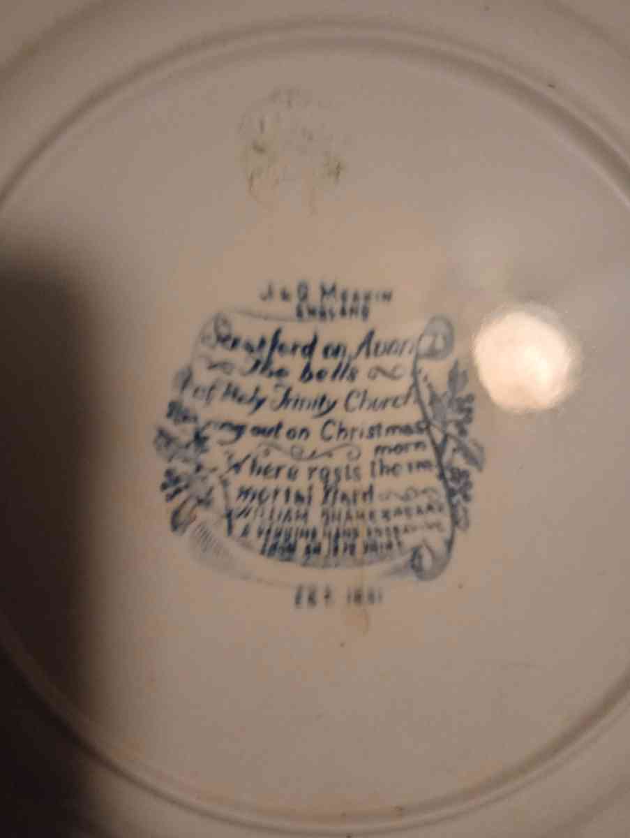 DECORATIVE PLATE EXCELLENT CONDITION
