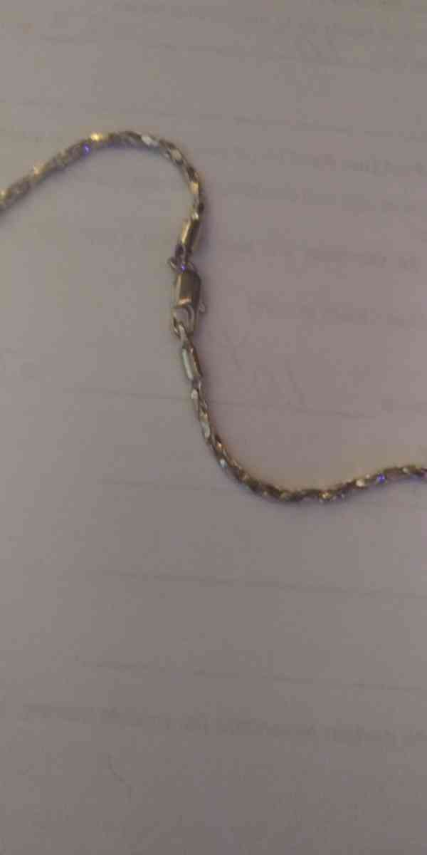 silver necklace