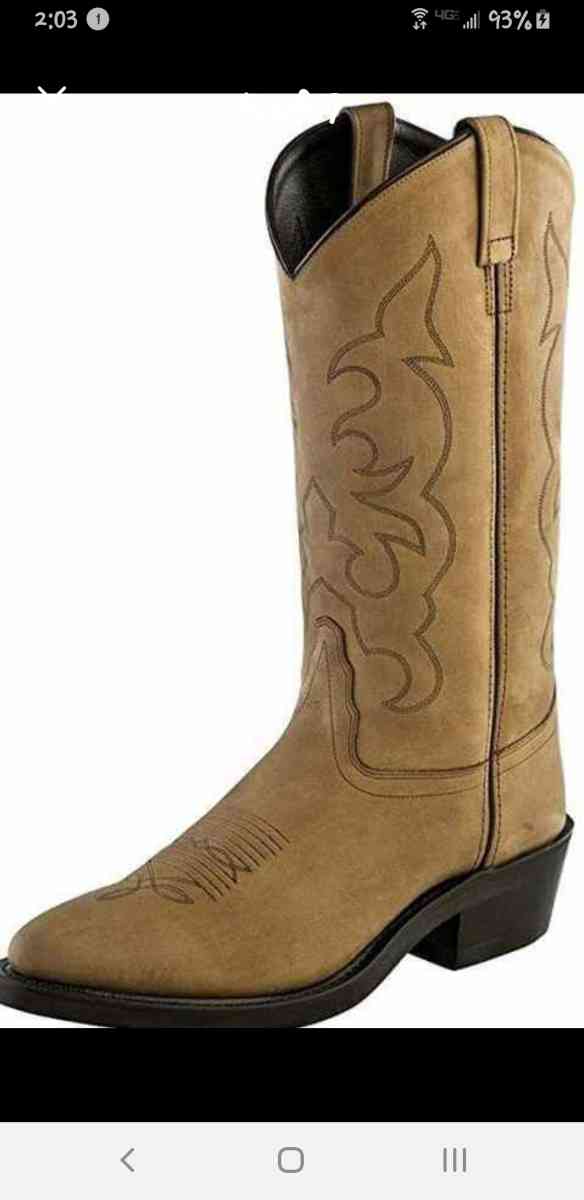 85obo Like New old western cowboy boots size 11EE